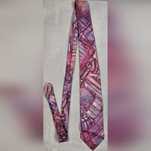 Vintage Bellagio 80s Geometric Retro Classic Tie